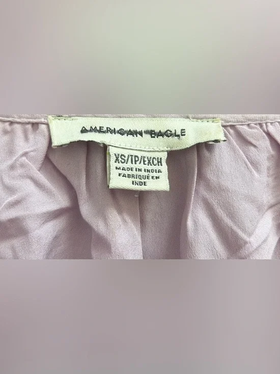 AE Pintuck Ruffle Babydoll Mini
Dress Lilac Ruffle Tiered Dress Spring Cottage - Picture 11 of 12